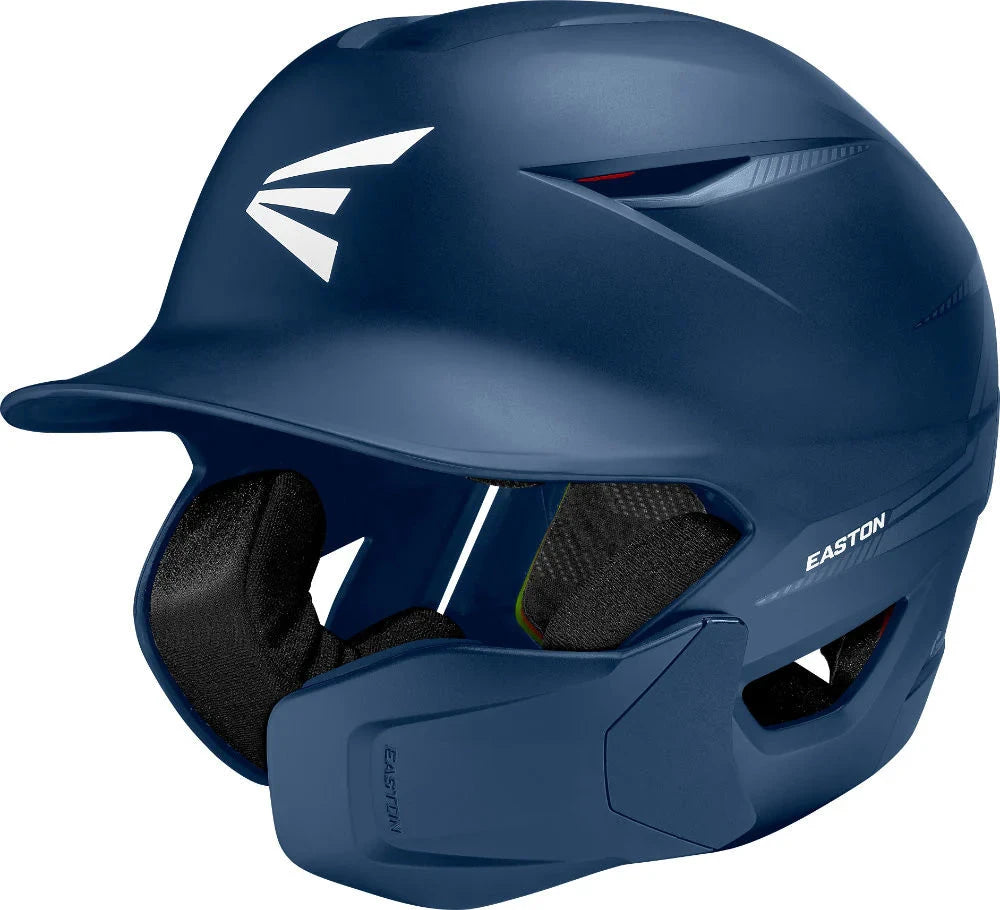 Easton Pro Max Batting Helmet with Multi-Adjust Jaw Guard: PMXMJG Equipment Easton Black Medium-Large 