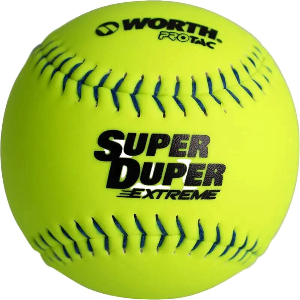 Worth Super Duper Extreme (11") ProTac PRO W USSSA Slowpitch Softball (Dozen): MLSDB11S Balls Worth 