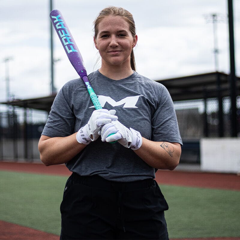 2025 Miken Freak USA (ASA) Balanced 2-Piece Slowpitch Softball Bat: MSA5FRKB Bats Miken 