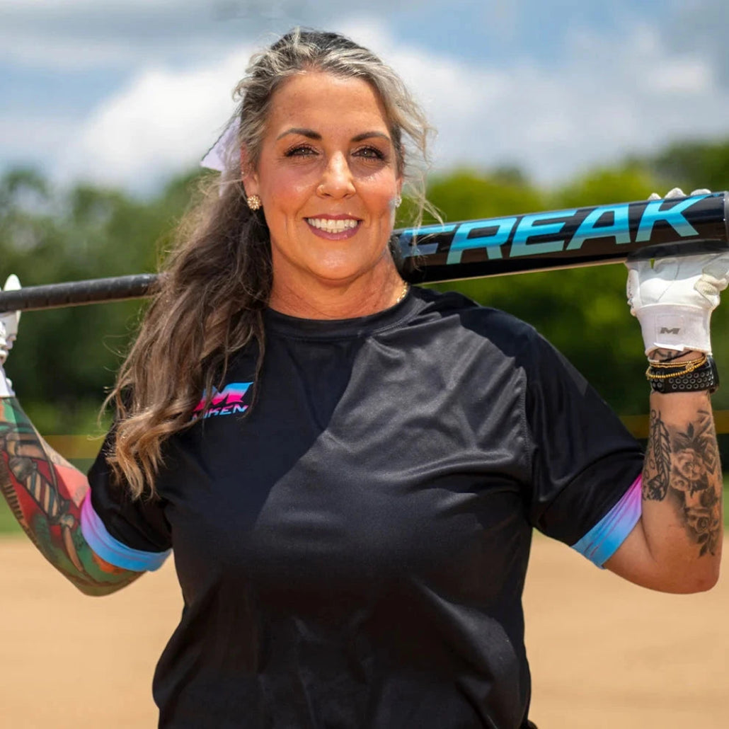 2026 Miken Freak Black USA (ASA) Maxload 2-Piece Slowpitch Softball Bat: MSA6FKBLKL Bats Miken 