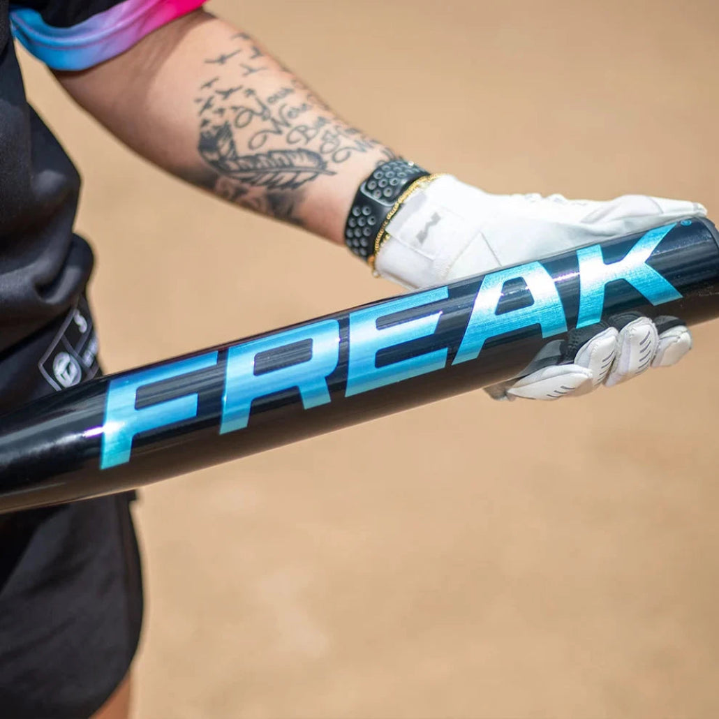 2026 Miken Freak Black USA (ASA) Maxload 2-Piece Slowpitch Softball Bat: MSA6FKBLKL Bats Miken 