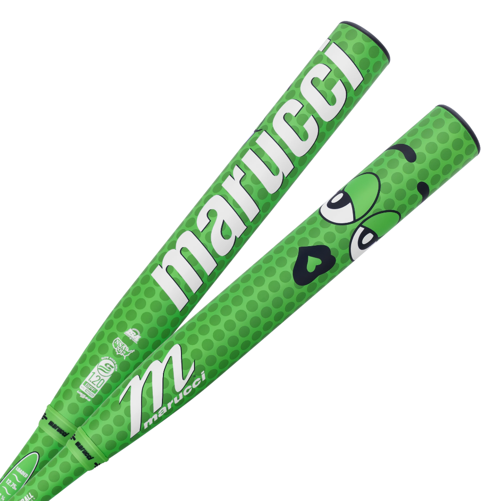 Batte de softball Marucci Chocolate Crush jaune chargée USA/ASA Batte de softball Marucci Chocolate Crush jaune chargée USA/ASA