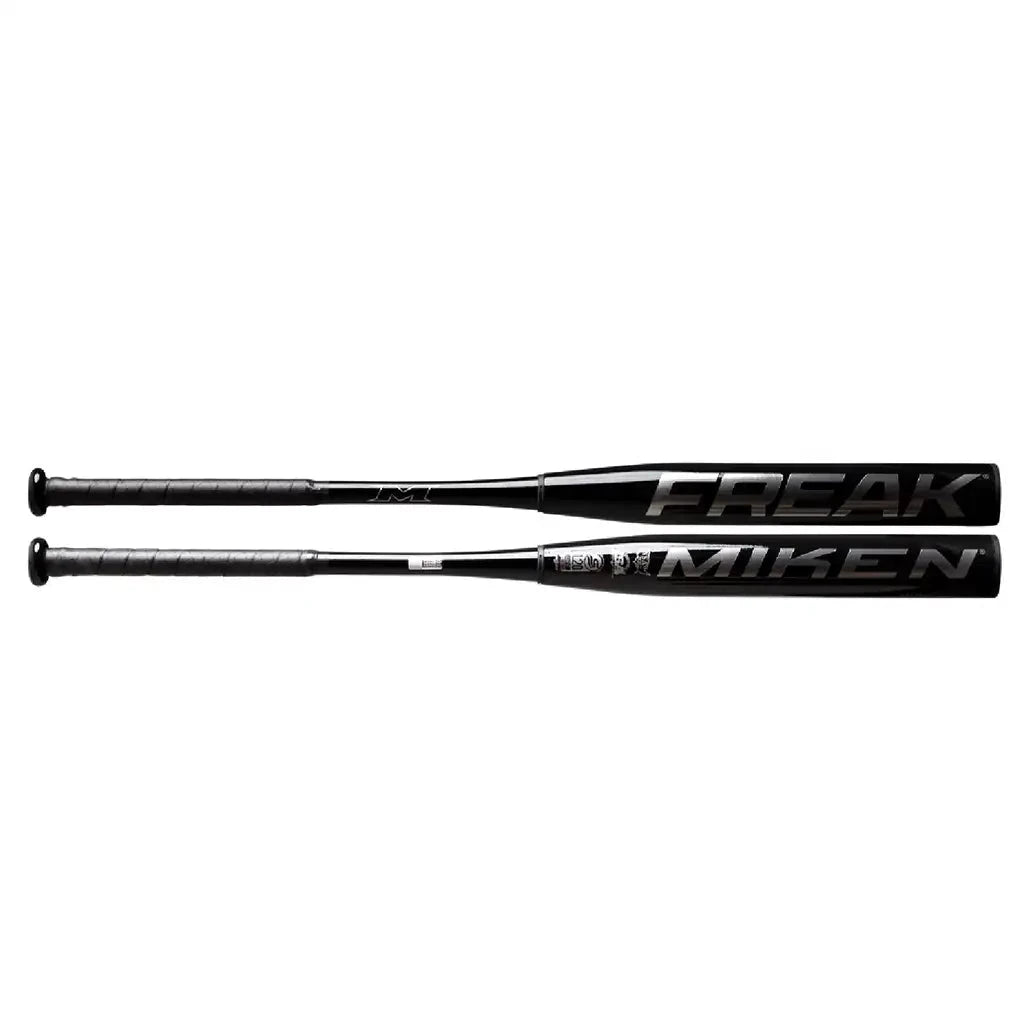 2026 Miken Freak Black USSSA Maxload 2-Piece Slowpitch Softball Bat: MSU6FKBLKL Bats Miken 