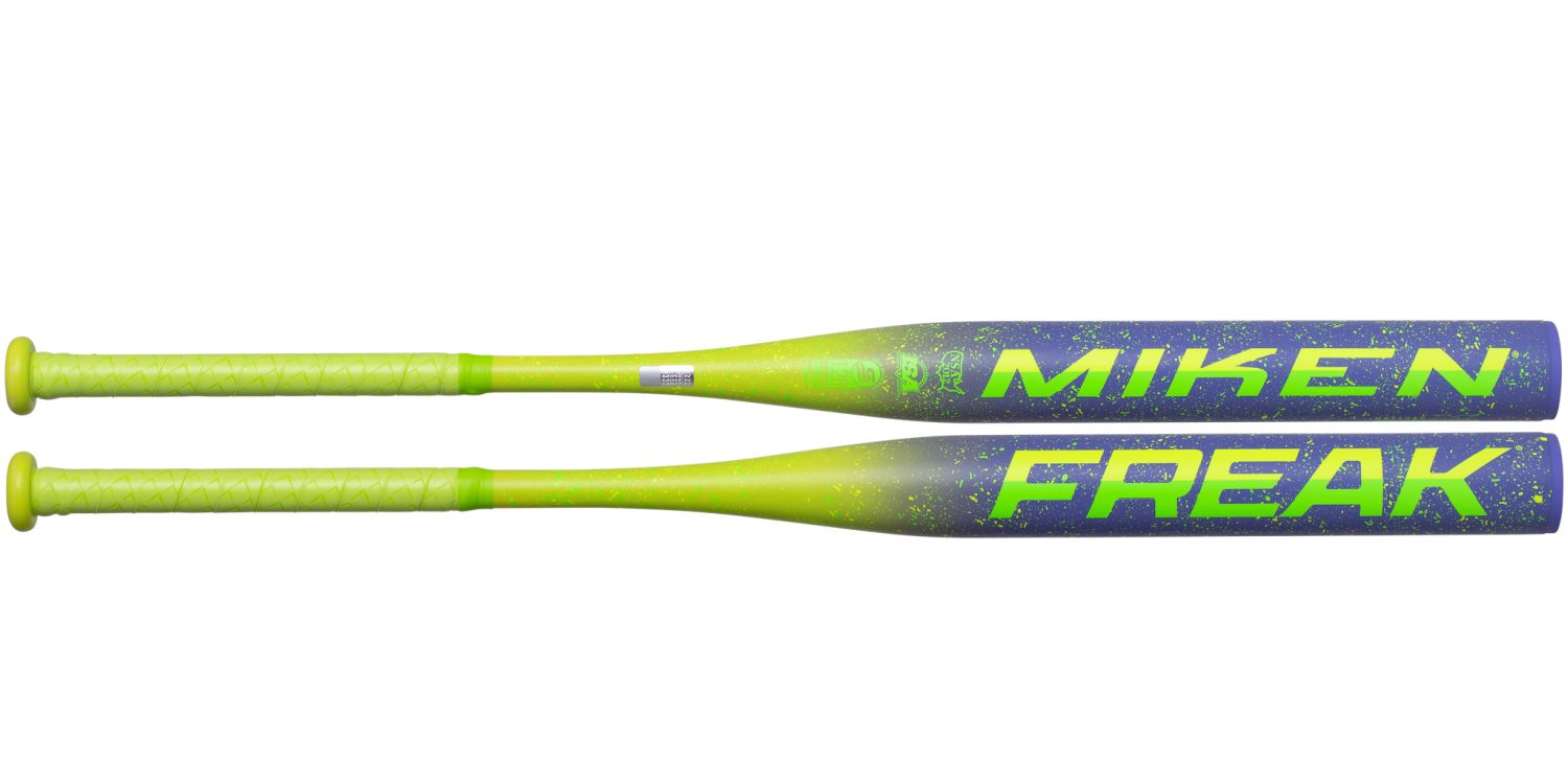 2026 Miken Freak Splatter USSSA Maxload 1-Piece Slowpitch Softball Bat: MSU6FRK1L Bats Miken 