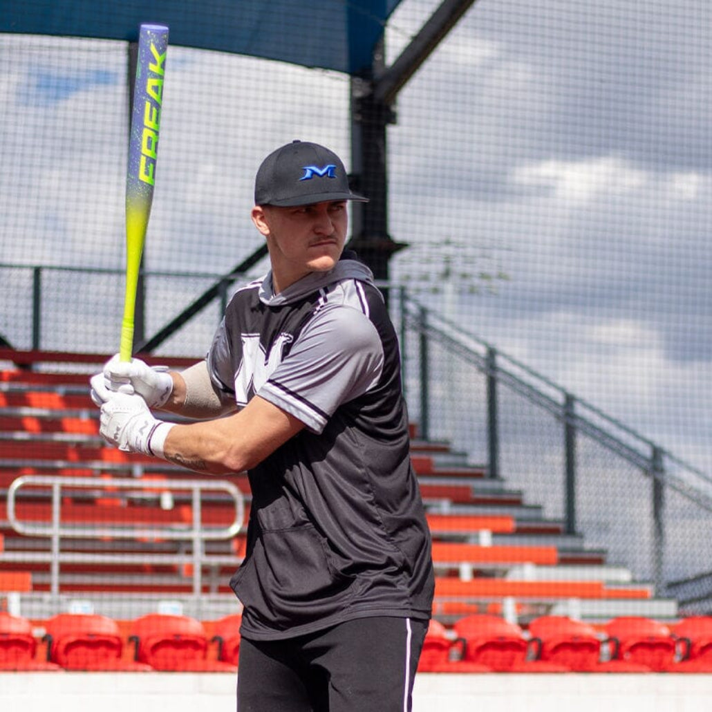 2026 Miken Freak Splatter USSSA Maxload 1-Piece Slowpitch Softball Bat: MSU6FRK1L Bats Miken 