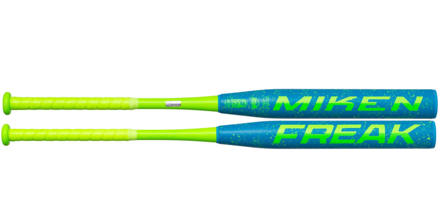 2026 Miken Freak Splatter USSSA Maxload 2-Piece Slowpitch Softball Bat: MSU6FRKL Bats Miken 