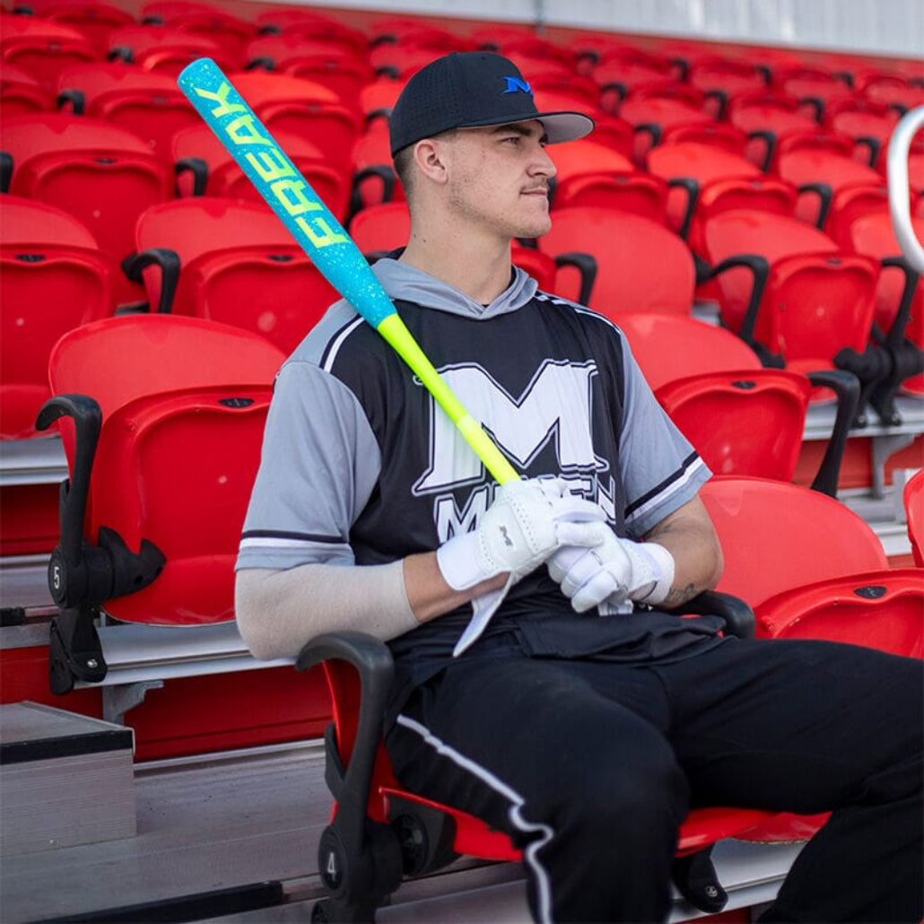 2026 Miken Freak Splatter USSSA Maxload 2-Piece Slowpitch Softball Bat: MSU6FRKL Bats Miken 