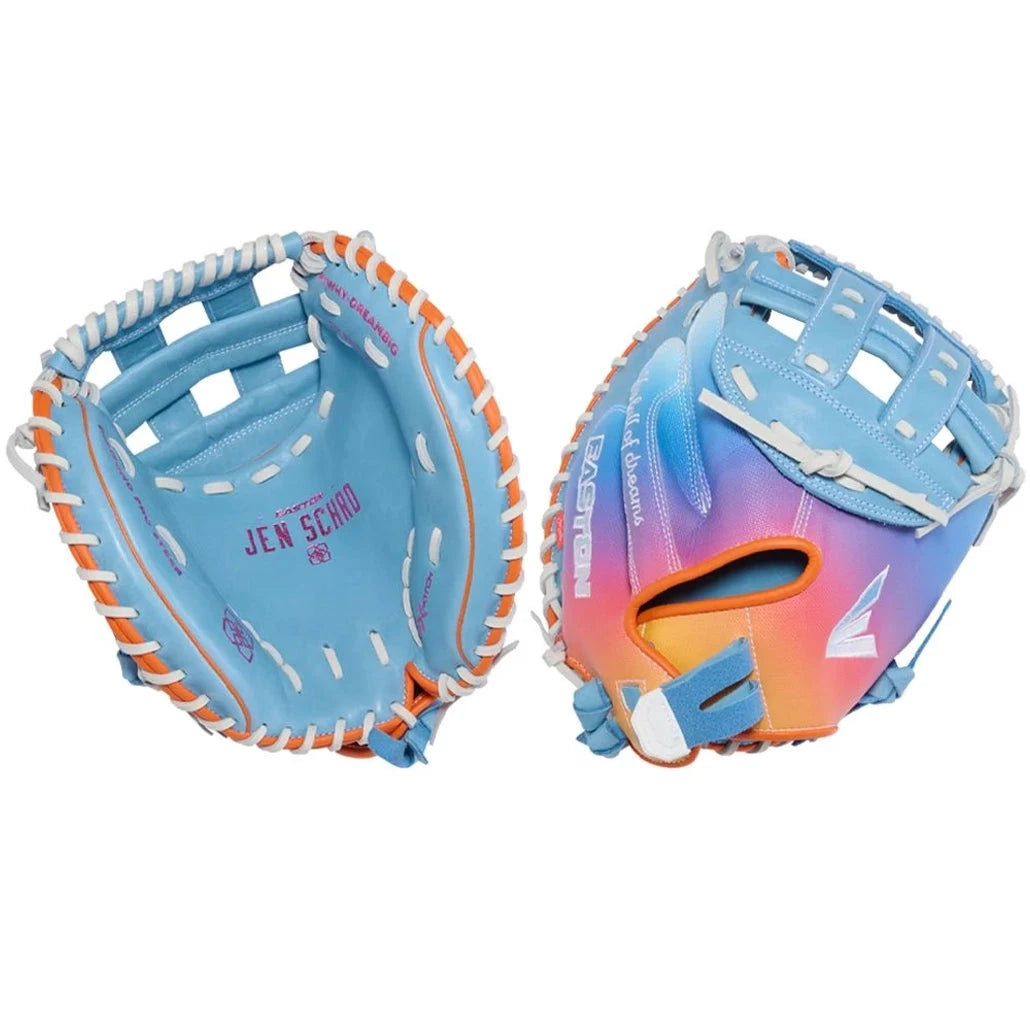 Easton Elite Series Jen Schro 33" Fastpitch Softball Catchers Mitt: MYWHY-DREAMBIG Equipment Easton 