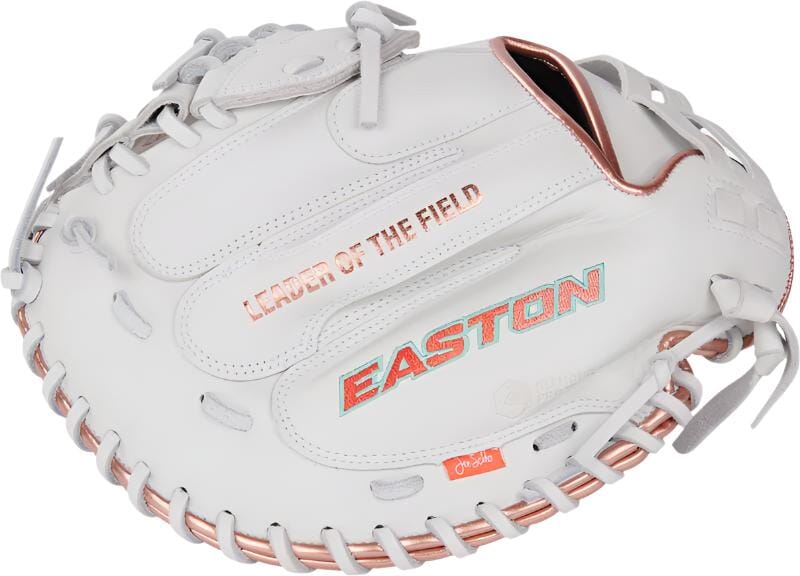 2025 Easton Elite Series 33 Inch Fastpitch Catcher's Mitt: MYWHY-THENONO Equipment Easton 