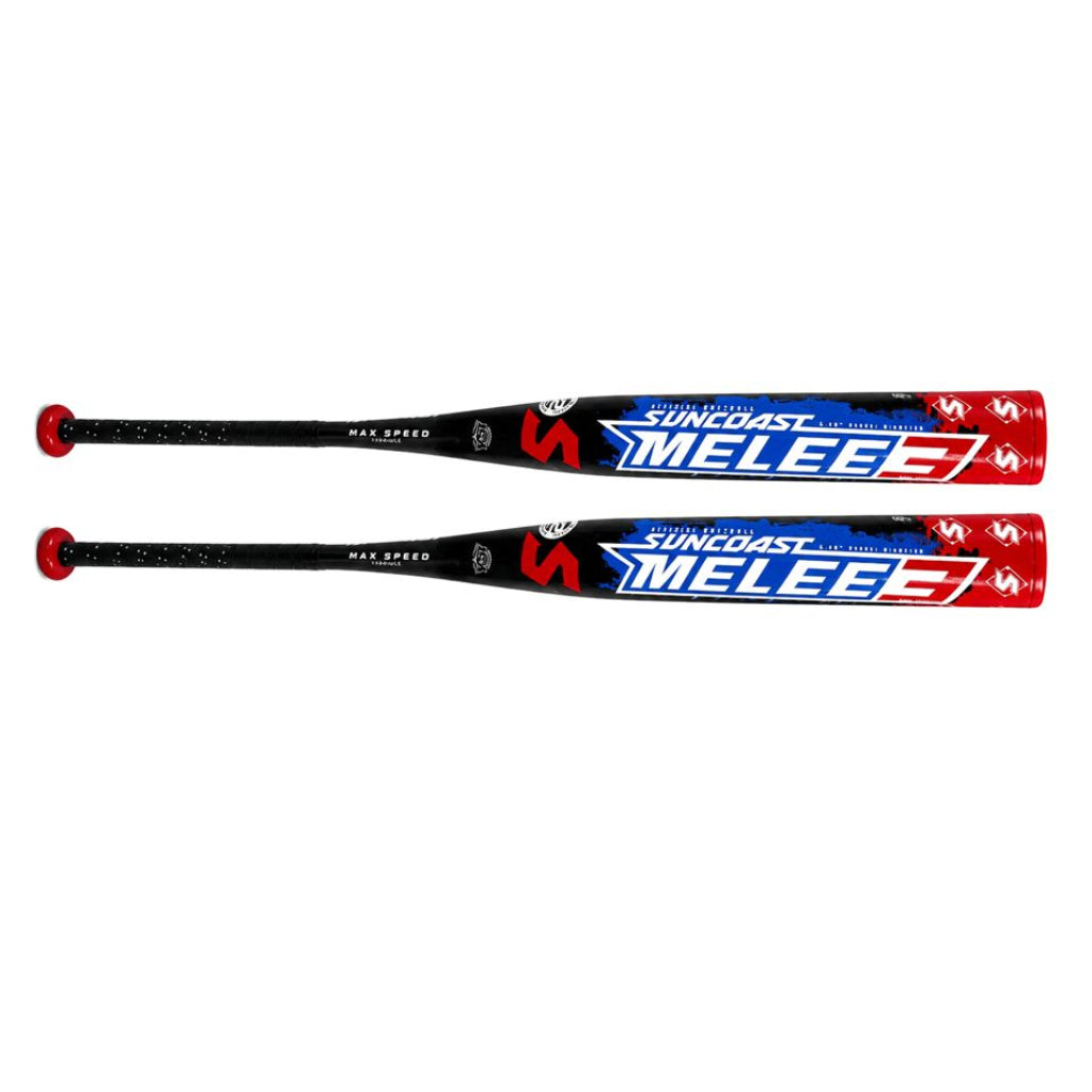 2027 Suncoast Melee 3 OG End-Loaded 1-Piece 12" Barrel Senior Softball Bat: SM30GSE12 Bats Suncoast 