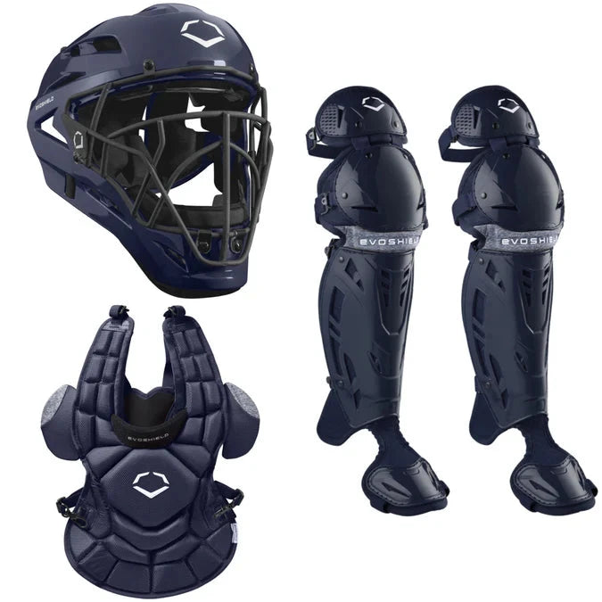 Evoshield SRZ-1™ Fastpitch Softball Catcher’s Equipment Set: SRZ-1 Fastpitch Equipment EvoShield Navy - Adult 