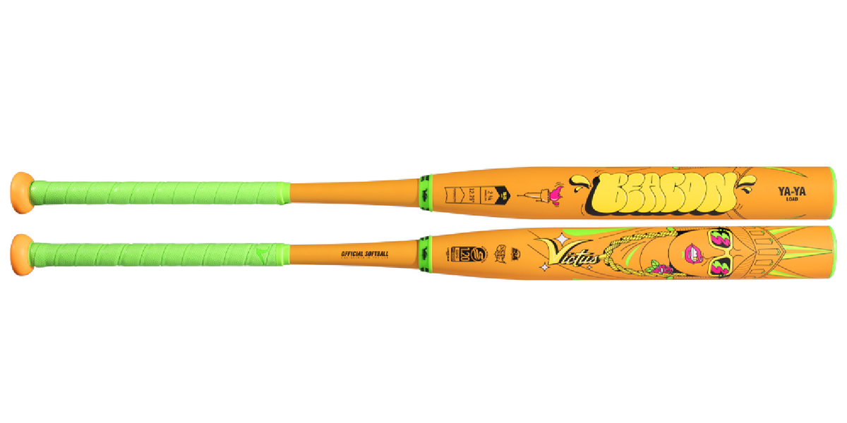 2027 Victus Beacon USSSA Neon Orange 2-Piece End-Loaded Slowpitch Bat: VSPBNO2YU