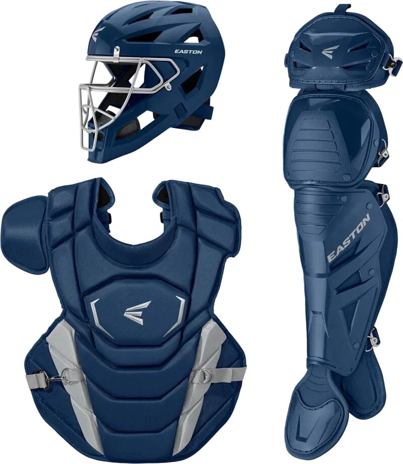 Easton Phenom Boxed Intermediate Catcher's Gear Set: PHENOMKITM Equipment Easton Navy 