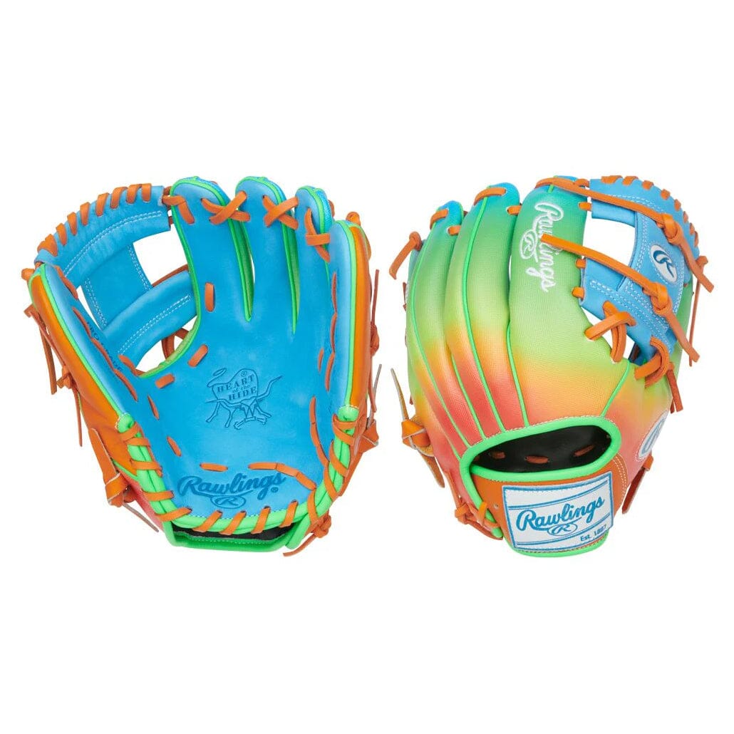 2026 Rawlings Heart-of-the-Hide Fun Burst Series 11.5 Inch Baseball Glove: PROR204-2CBO Equipment Rawlings 