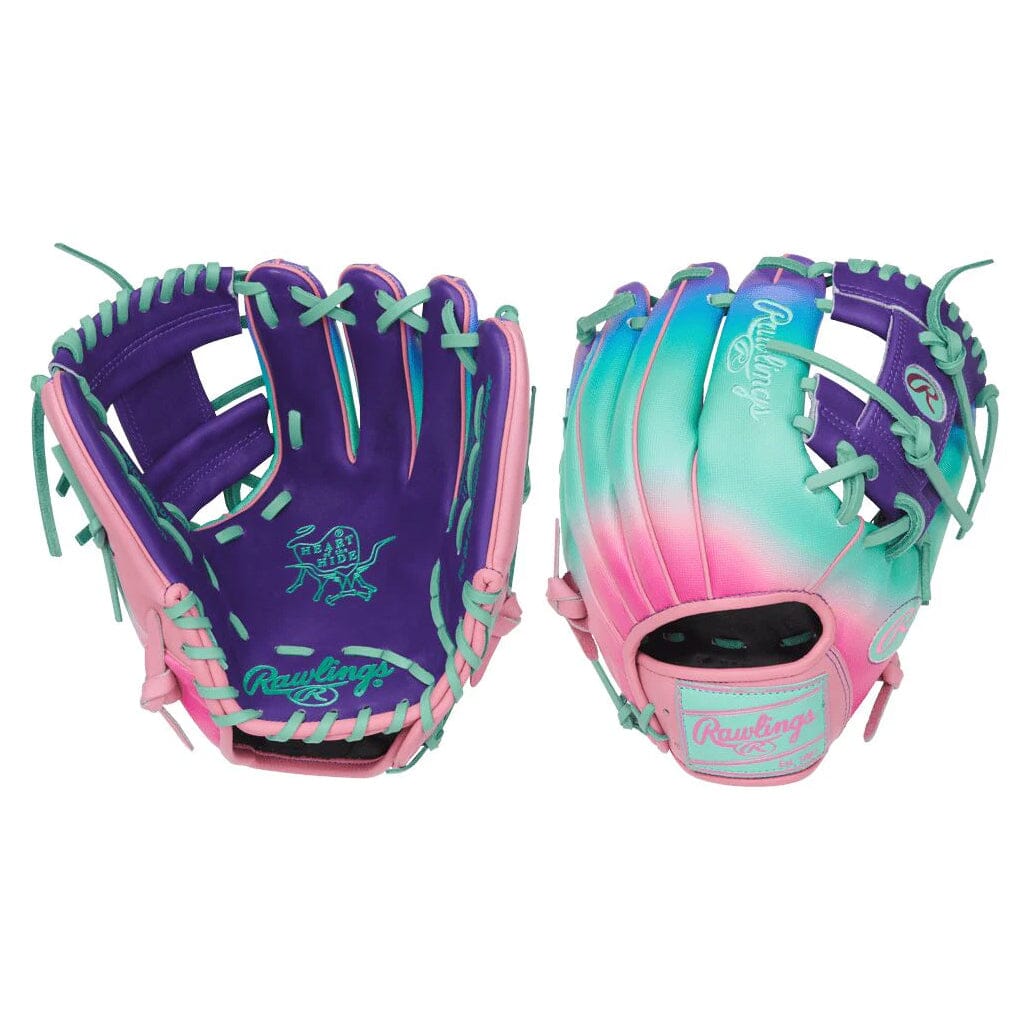 2026 Rawlings Heart-of-the-Hide Fun Burst Series 11.5 Inch Baseball Glove: PROR204-2PUP Equipment Rawlings 