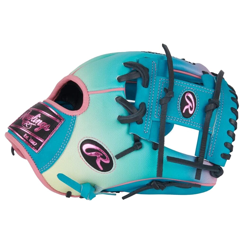2026 Rawlings Heart-of-the-Hide Fun Burst Series 11.5 Inch Baseball Glove: PROR204-2TESS Equipment Rawlings 