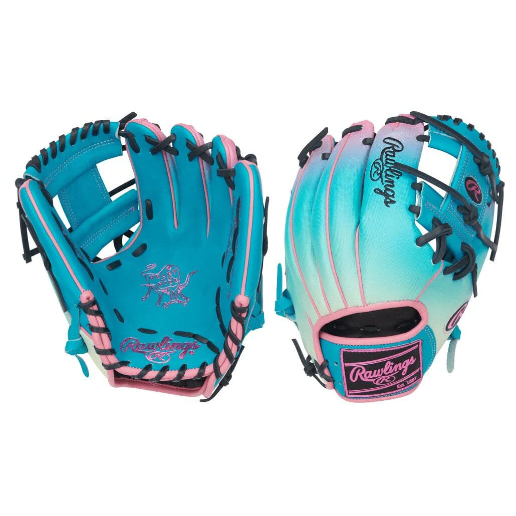 2026 Rawlings Heart-of-the-Hide Fun Burst Series 11.5 Inch Baseball Glove: PROR204-2TESS Equipment Rawlings 