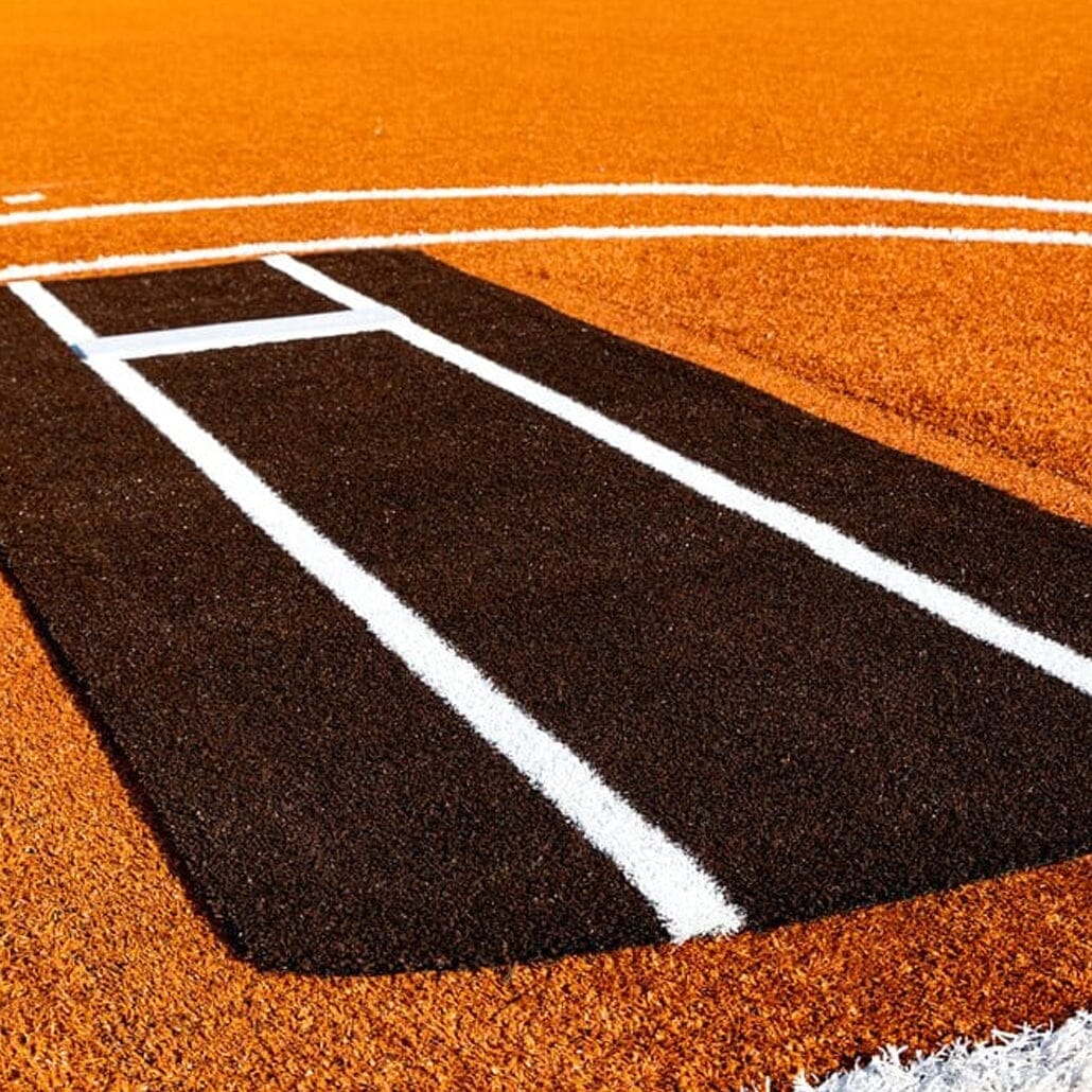 Portolite Pro Spiked Softball Game Mat (with lines): PROSP1036 Training &amp; Field Portolite 