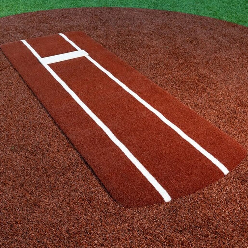 Portolite Pro Spiked Softball Game Mat (with lines): PROSP1036 Training &amp; Field Portolite 