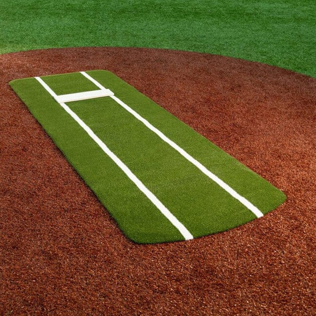 Portolite Pro Spiked Softball Game Mat (with lines): PROSP1036 Training & Field Portolite 