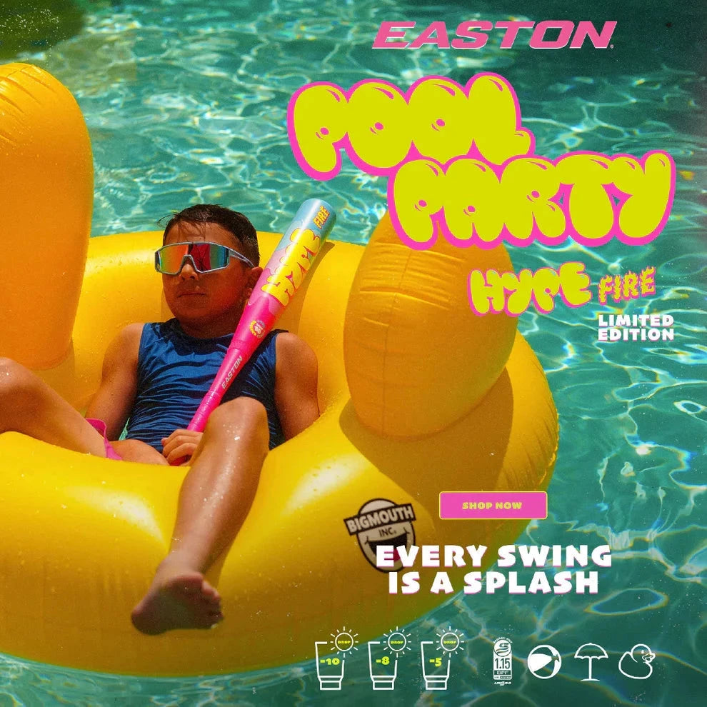 2025 Easton Hype Fire Pool Party USSSA 1.15 BPF (-5) Youth Baseball Bat 2 3/4 Inch: EUT6HPP5 Bats Easton 