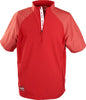 Rawlings Adult Colorsync Short-Sleeve Cage Jacket: CSSSJ2 Apparel Rawlings Small Scarlet 