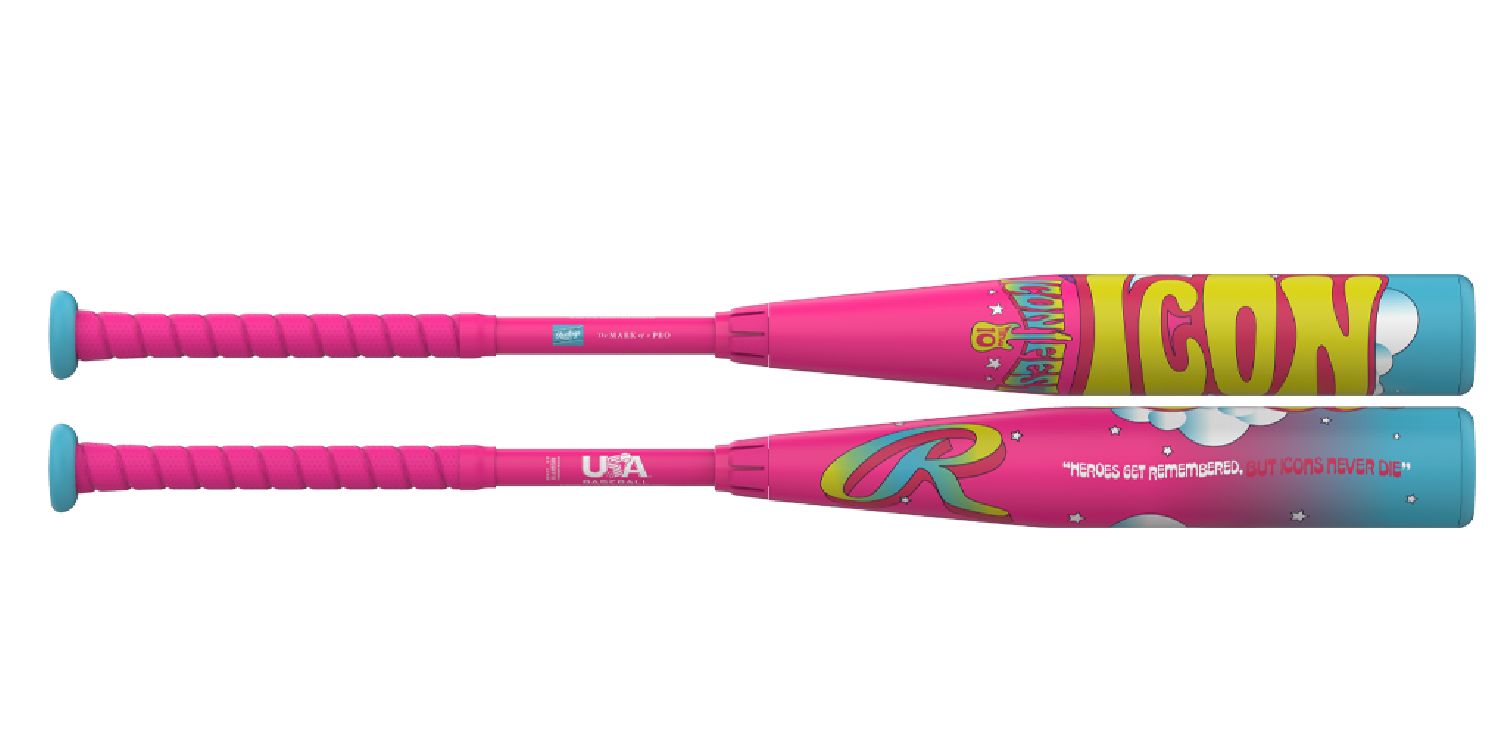 2026 Rawlings Icon Fest (-10) USA Baseball Bat 2 5/8”: RUS6IFP10 Bats Rawlings 