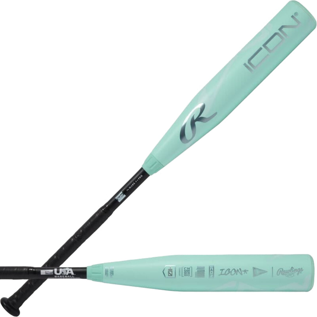 2026 Rawlings Icon (-8) USA Baseball Bat 2 5/8”: RUS6I8 Bats Rawlings 