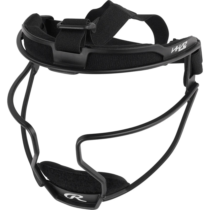 2025 Rawlings HI-VIZ Ultra Casted Fielder's Mask: RVIZFM Equipment Rawlings Adult White 
