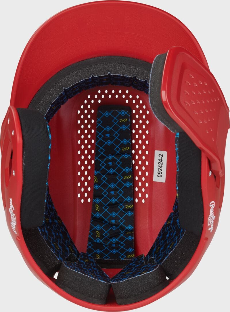 RAWLINGS RX2 REVERSE BATTING HELMET JUNIOR & SENIOR: RX2REVMAT Equipment Rawlings 