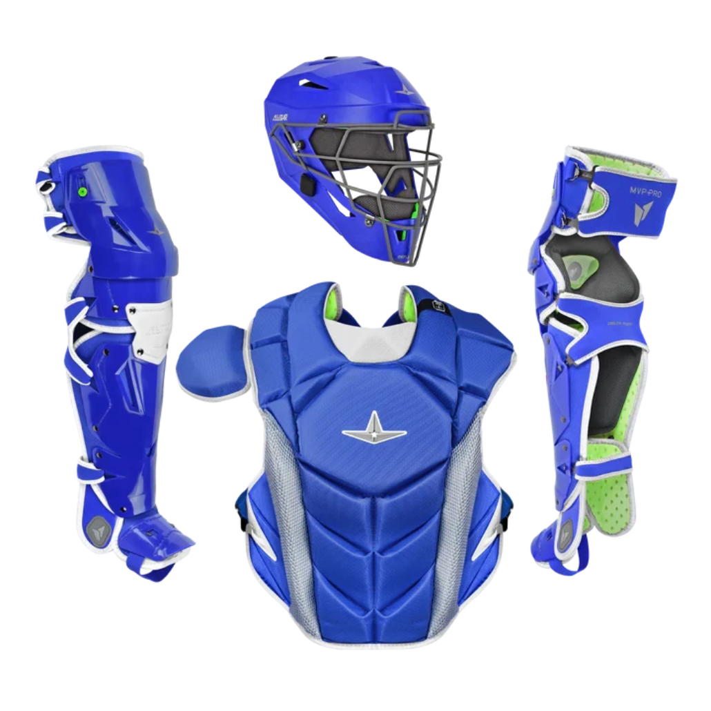 All-Star MVP-PRO SERIES™ INTERMEDIATE CATCHING SET: CKCC-5-MED Equipment All-Star Royal/White 