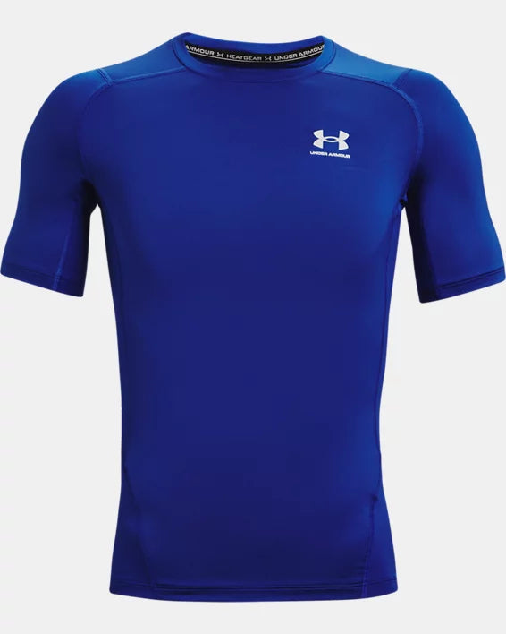 Under Armour Men&#39;s HeatGear® Short Sleeve Shirt: 1361518 Apparel Under Armour Royal Small 