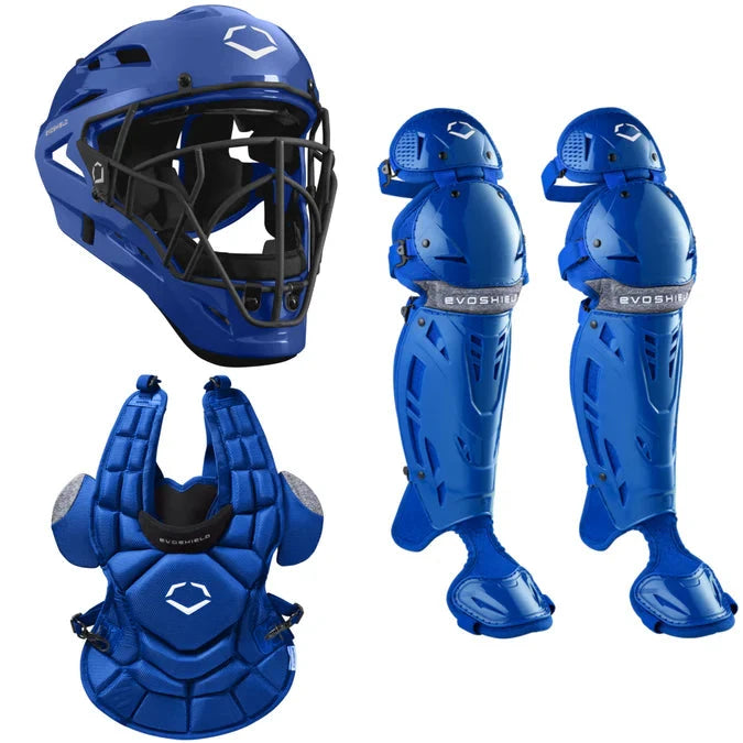 Evoshield SRZ-1™ Fastpitch Softball Catcher’s Equipment Set: SRZ-1 Fastpitch Equipment EvoShield Royal - Adult 