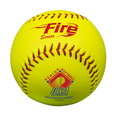 Lot De 2 Balles De Softball Baden Perfection Fastpitch – 12 Pouces – Optic Yellow – NFHS