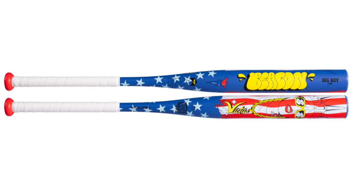 2027 Victus Beacon Stars & Stripes USA (ASA) 1-Piece End-Loaded Slowpitch Bat: VSPBSS1BA