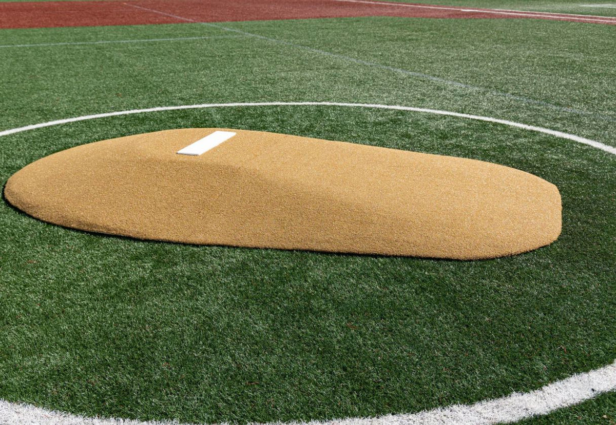 Portolite Oversized 8 Inch High 1-Piece Adult Baseball Game Mound: 8125 Training & Field Portolite Tan 
