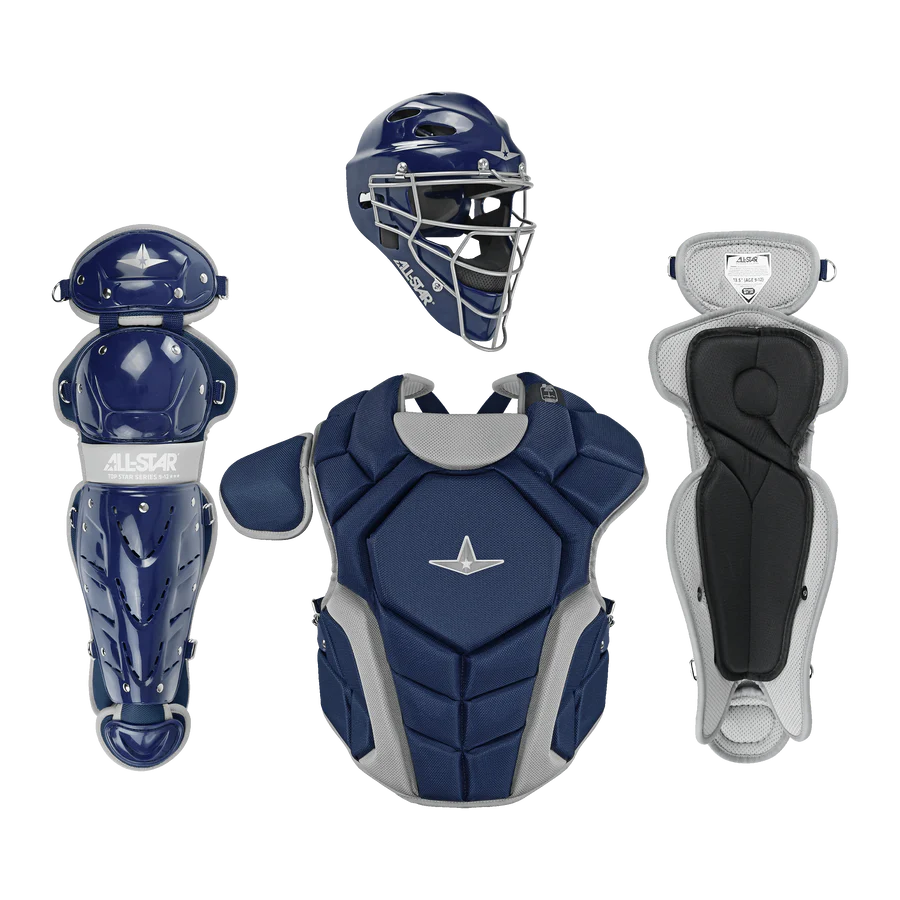 All-Star Top Star Series Baseball Catcher’s Set Ages 12-16: CKCC-TS-1216 Equipment All-Star Navy 