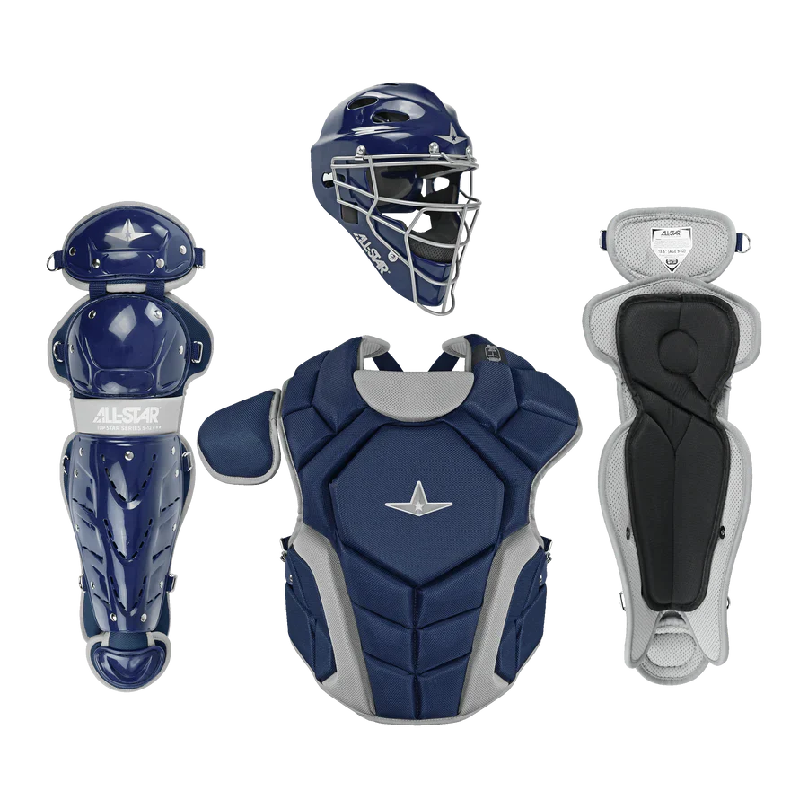 All-Star Top Star Series Baseball Catcher’s Set Ages 7-9: CKCC-TS-79 Equipment All-Star Navy 