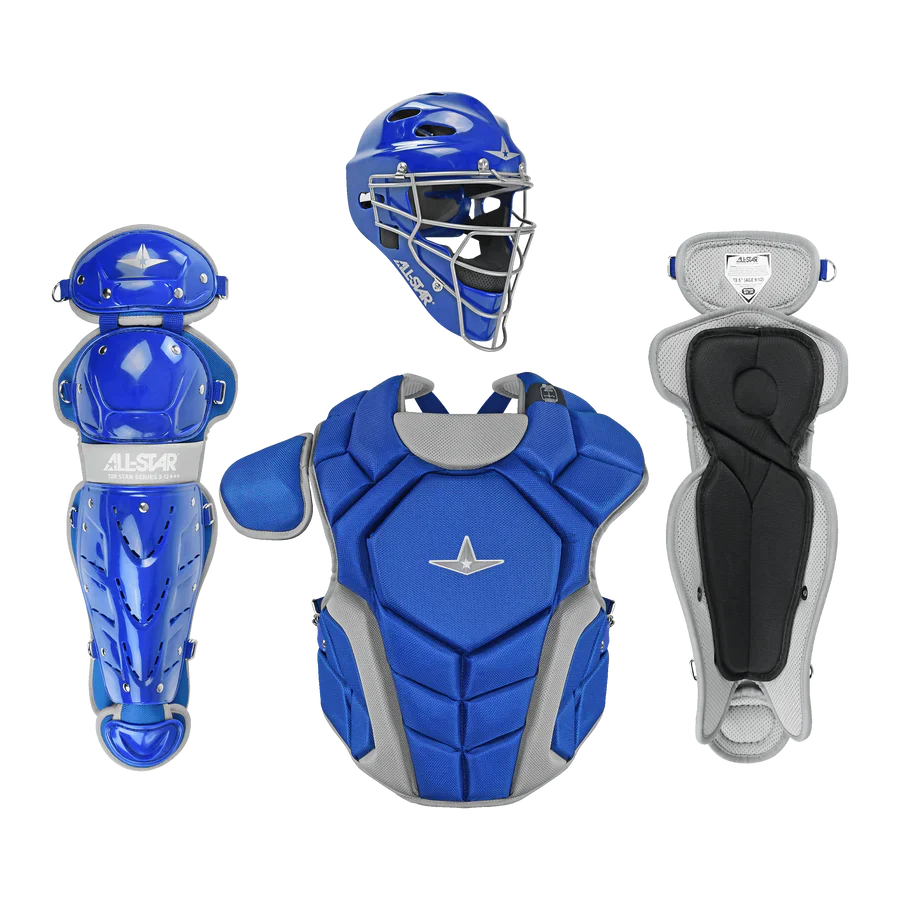 All-Star Top Star Series Baseball Catcher’s Set Ages 7-9: CKCC-TS-79 Equipment All-Star Royal 