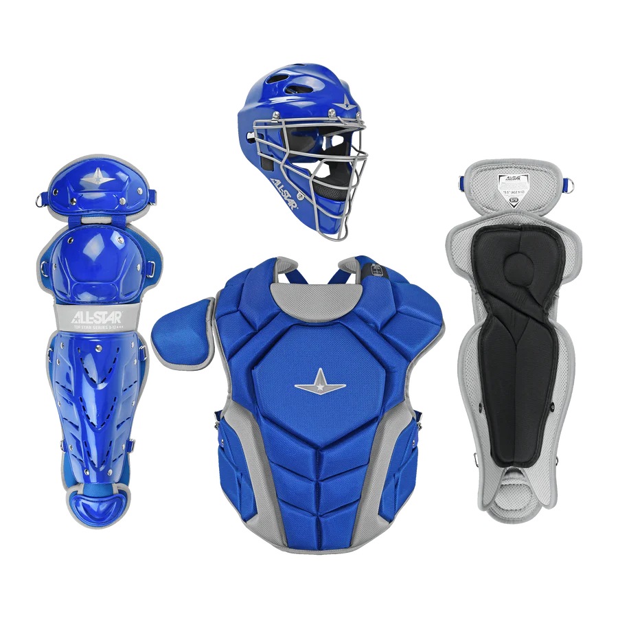 All-Star Top Star Series Baseball Catcher’s Set Ages 9-12: CKCC-TS-912 Equipment All-Star Royal 
