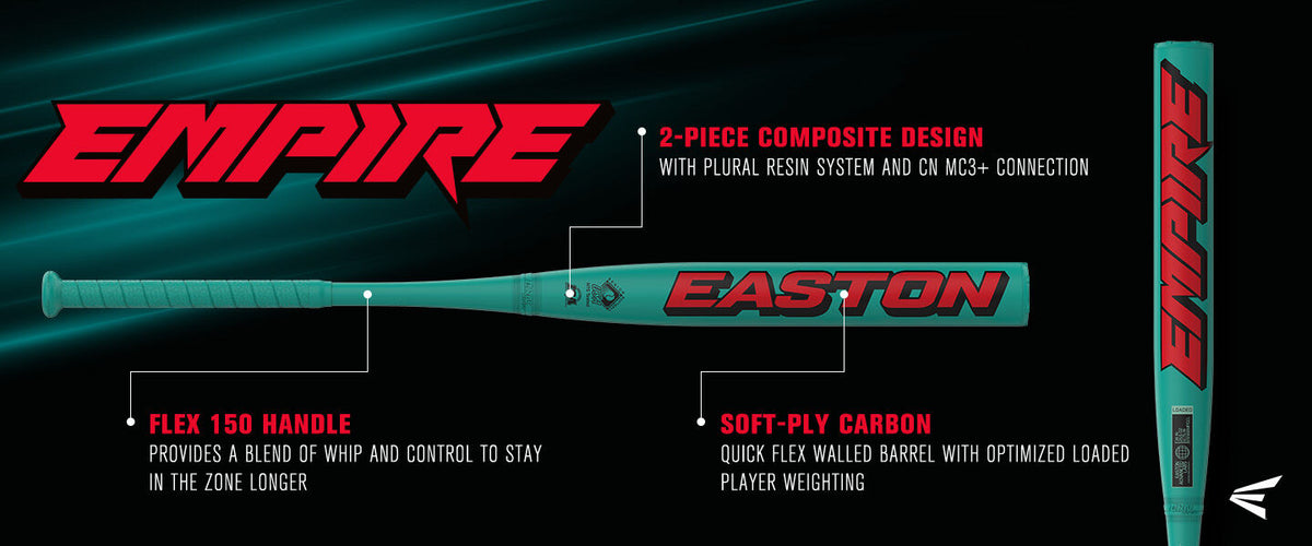2026 Easton Empire Greg Connell 2-Piece SSUSA Senior Slowpitch Softball Bat: ESS6EMPGCL