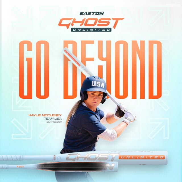 2025 Easton Ghost Unlimited -10 Balanced Fastpitch Softball Bat: EFP5GHUL10 Bats Easton 
