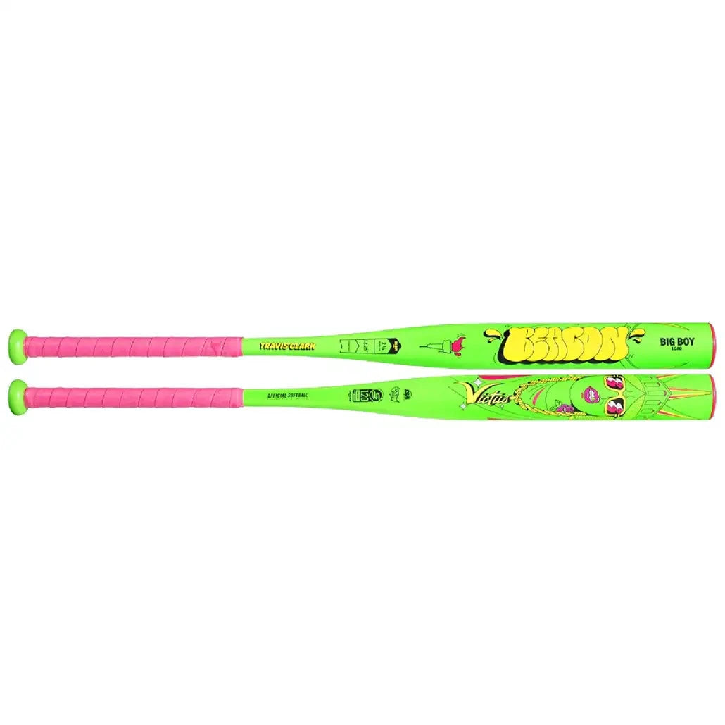 2027 Victus Beacon USSSA Neon Green 1-Piece End-Loaded Slowpitch Bat: VSPBNG1BUTC Bats Victus 