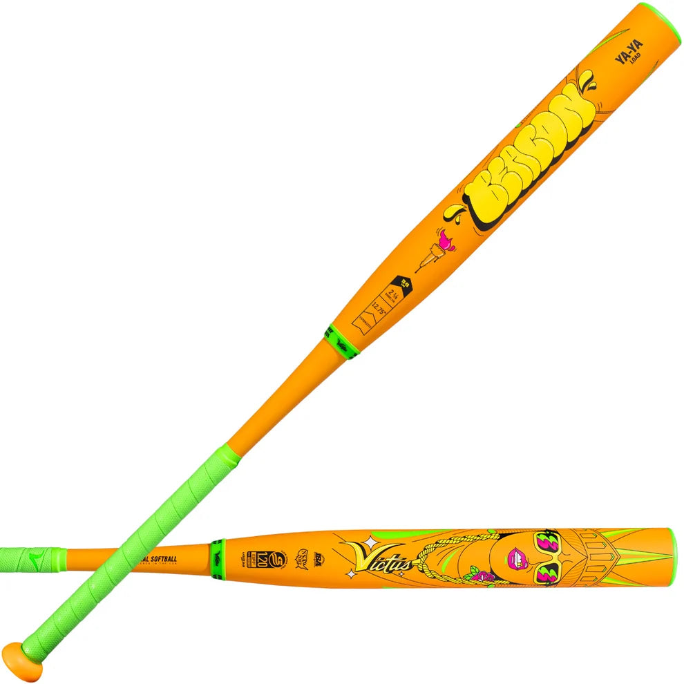 2027 Victus Beacon USSSA Neon Orange 2-Piece End-Loaded Slowpitch Bat: VSPBNO2YU