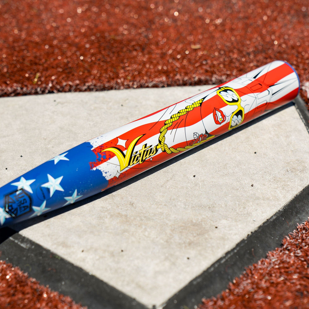 2027 Victus Beacon Stars & Stripes USA (ASA) 1-Piece End-Loaded Slowpitch Bat: VSPBSS1BA Bats Victus 