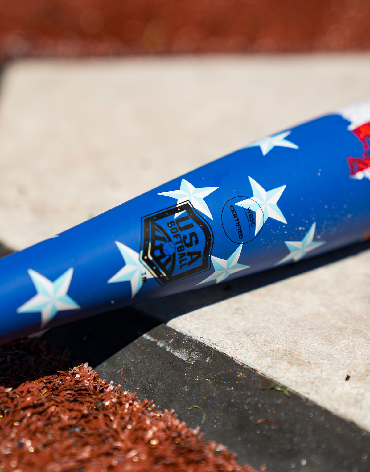 2027 Victus Beacon Stars & Stripes USA (ASA) 1-Piece End-Loaded Slowpitch Bat: VSPBSS1BA