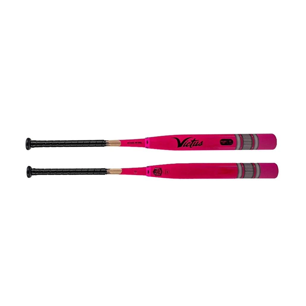 2025 Victus Vibe Neon Pink Pencil 2-Piece End-Loaded USA (ASA) Slowpitch Softball Bat: VSPNP2BA Bats Victus 