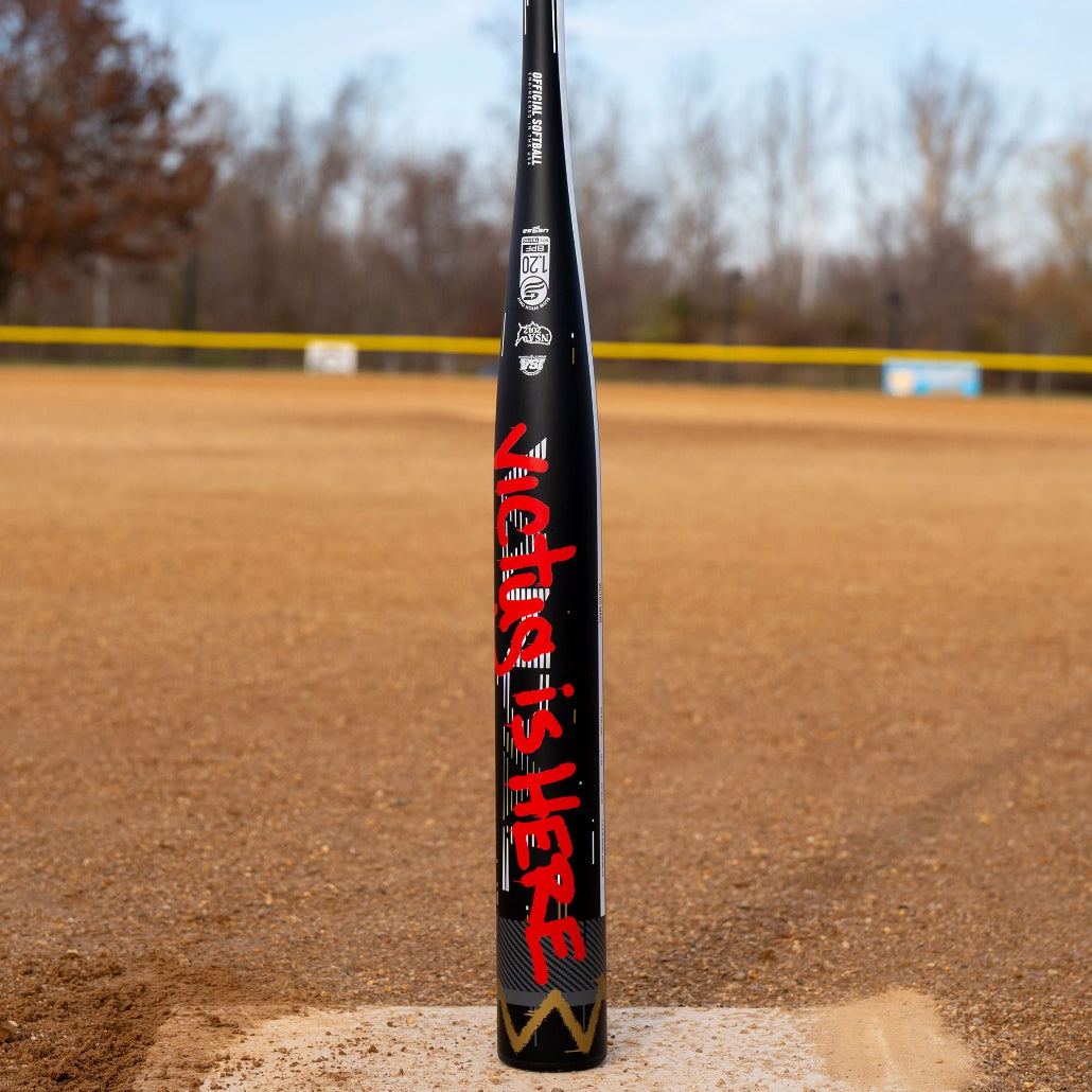 2026 Victus Vandalized Black 1-Piece End-Loaded USSSA Slowpitch Softball Bat: VSPVA1BU Bats Victus 