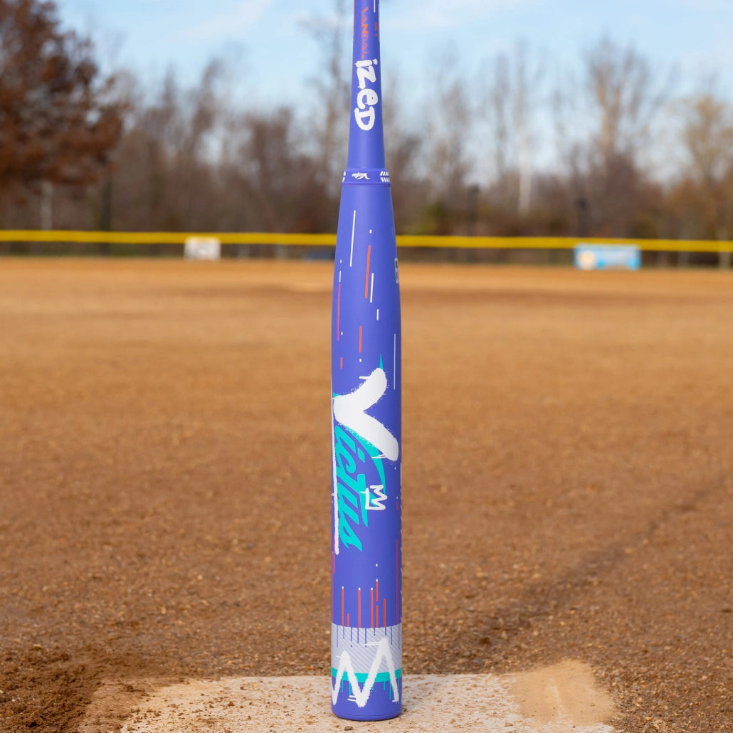 2026 Victus Vandalized Purple 2-Piece End-Loaded USA (ASA) Slowpitch Softball Bat:VSPVA2BA Bats Victus 
