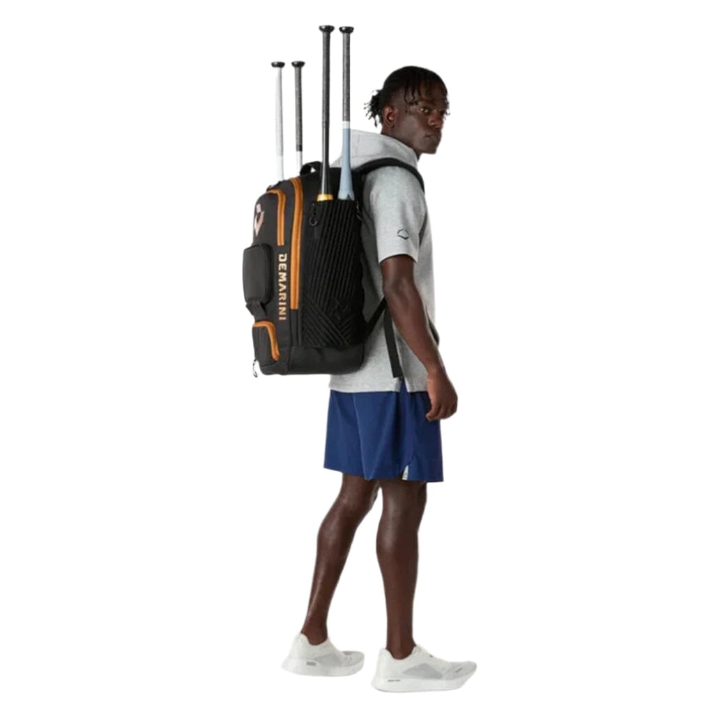 DeMarini Spectre V2 Backpack: WB57439 Equipment DeMarini Black/Copper 